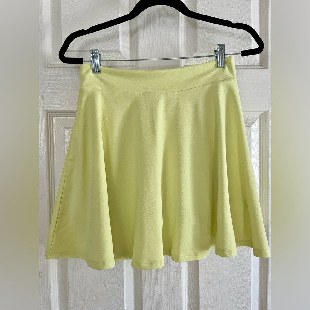 Yellow Fabletics Activewear Skirt